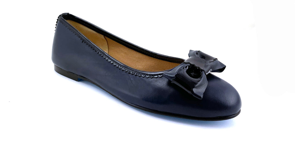 Blair Navy Napa-Patent
