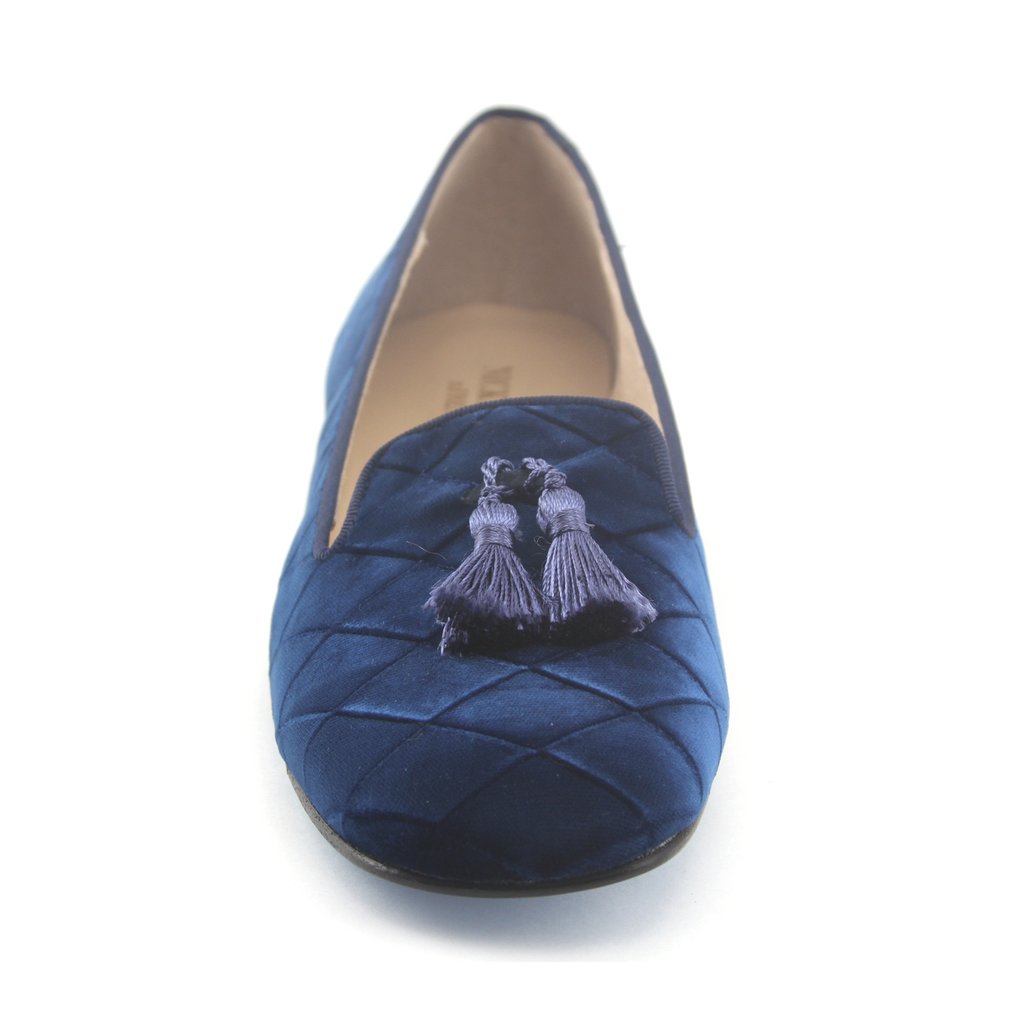 Eloise - Blue Quilt Velvet