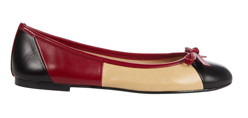 Serena Black-Burgungy-Beige