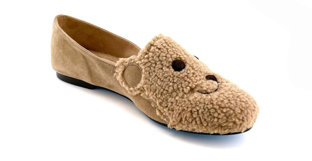 Teddy Beige Suede-Sherling