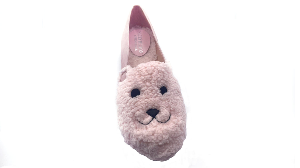 Teddy Pink Suede
